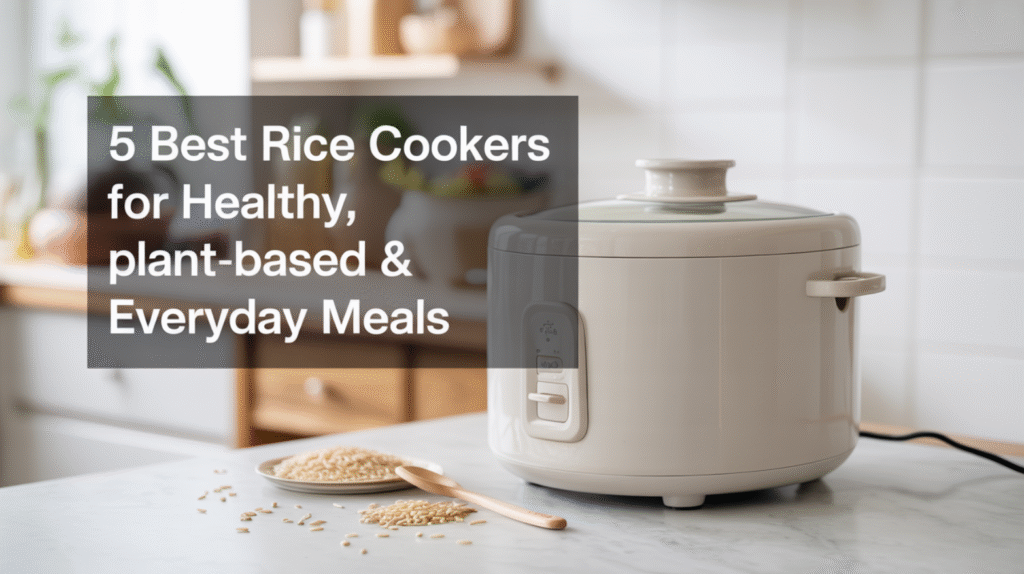 5 Best Rice Cookers for Healthy, Plant-Based & Everyday Meals