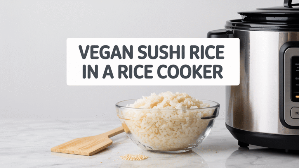 Vegan Sushi Rice in a Rice Cooker - Simple, Sticky, and Perfect Every Time