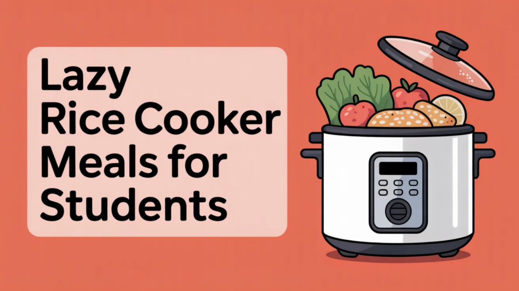Lazy Rice Cooker Meals for Students