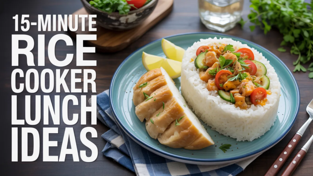 15-Minute Rice Cooker Lunch Ideas