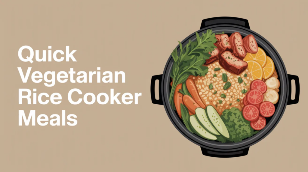 Quick Vegetarian Rice Cooker Meals