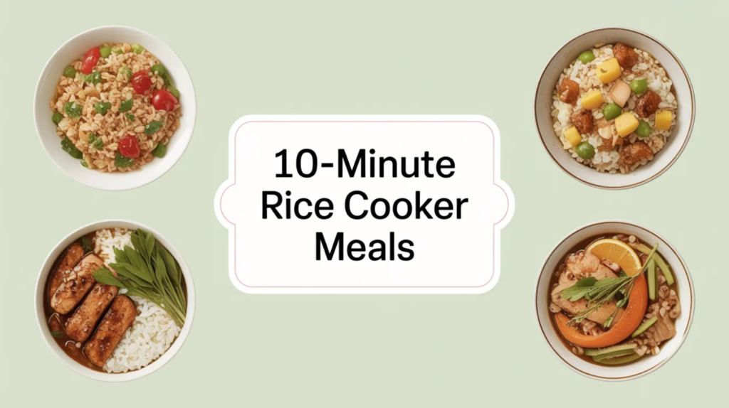 10-Minute Rice Cooker Meals
